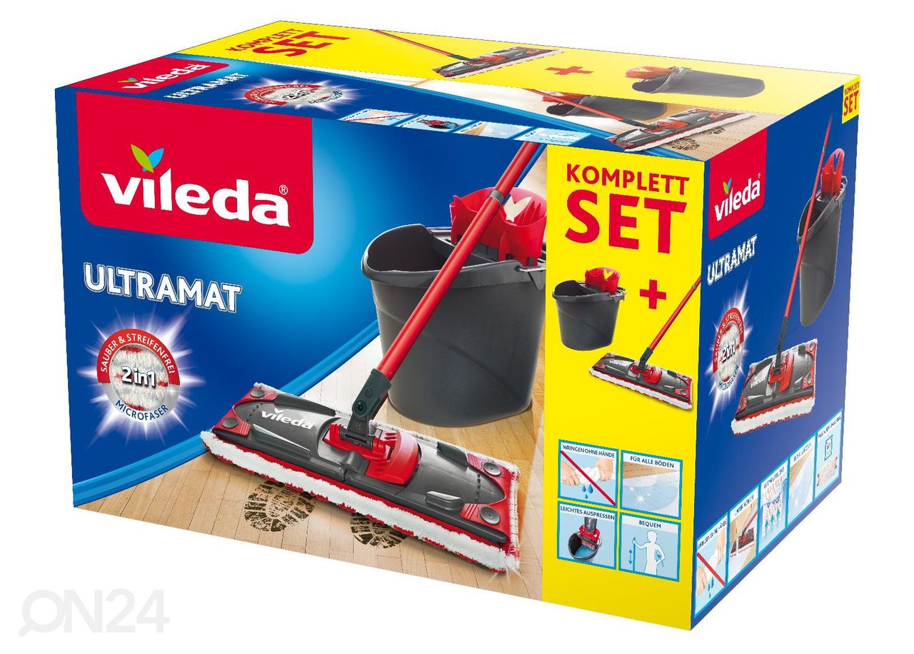 Vileda põrandapesukomplekt Ultramax Complete Box suurendatud