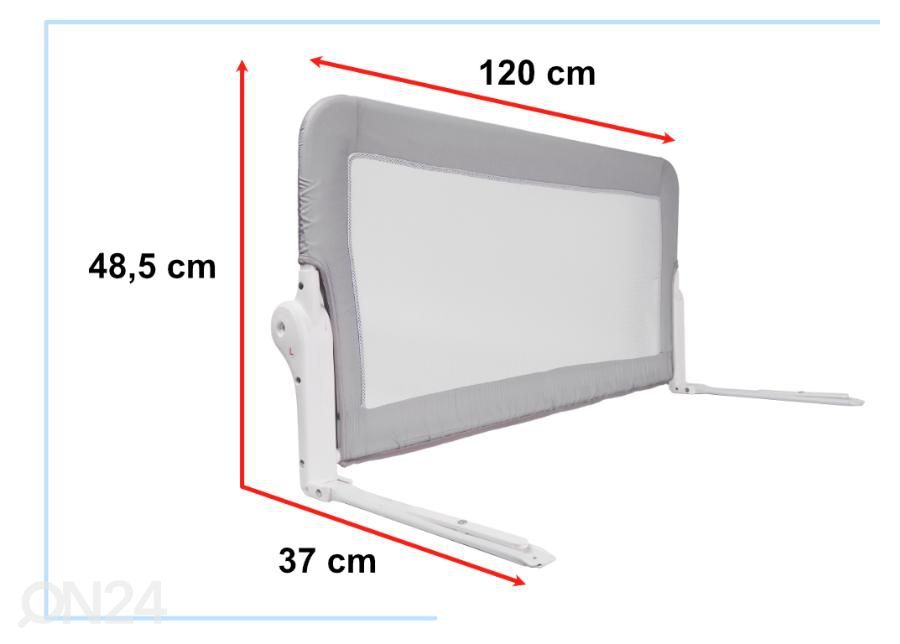 Voodipiire hall 120 cm suurendatud