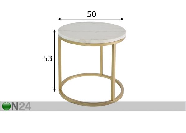 Abilaud Accent 2 ,Ø50 cm mõõdud