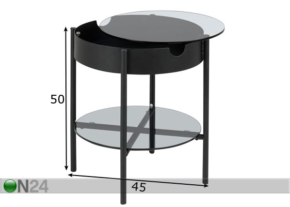 Abilaud Pray Ø 45xh50 cm mõõdud