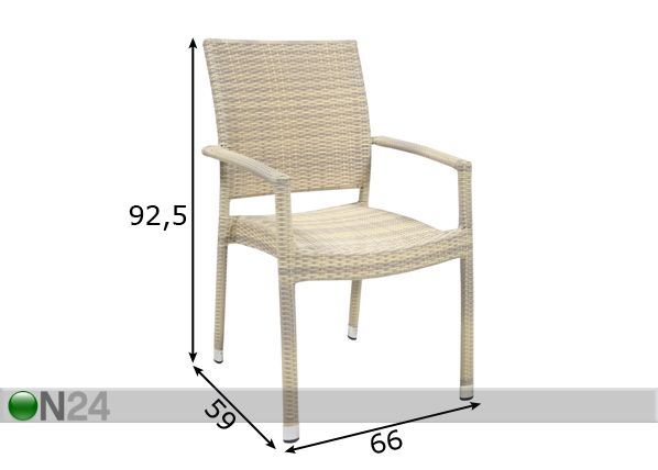 Aiatool Wicker-3 mõõdud