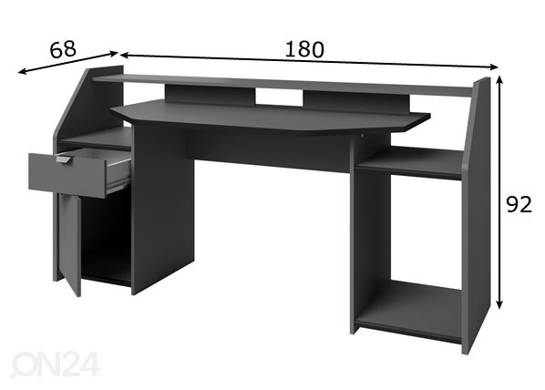 Arvutilaud Set Up mõõdud