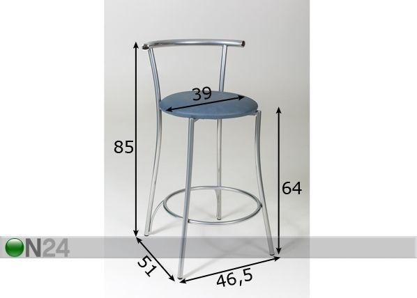 Baaripukk Rio h64 cm mõõdud