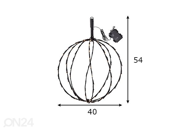 Dekoratiivvalgusti Sphere 40 cm mõõdud