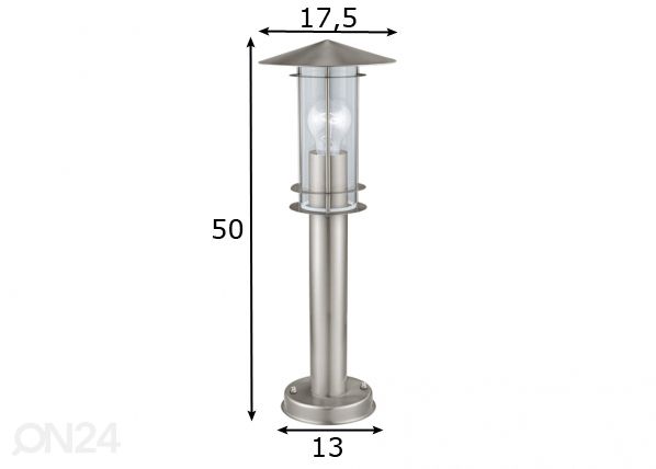Eglo välisvalgusti Lisio mõõdud