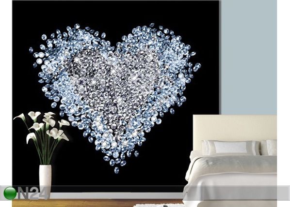 Fototapeet Heart of diamond 300x280 cm