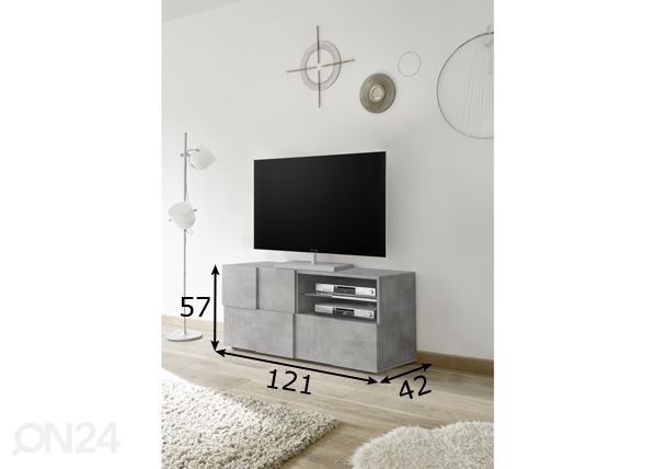 Hall TV-alus Dama 121cm mõõdud