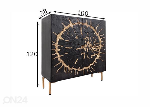 Kapp Circle 100 cm mõõdud