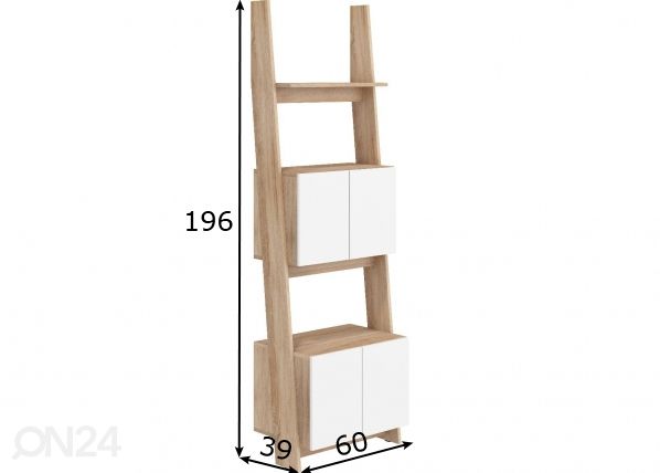 Kappriiul Mallow 60 cm mõõdud