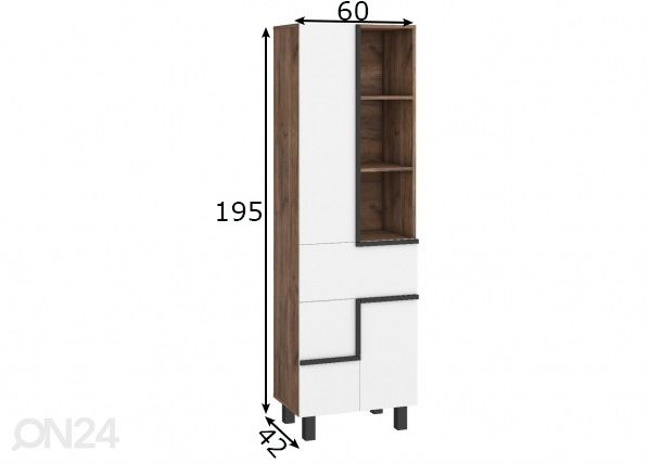 Kappriiul Youghal 60 cm mõõdud