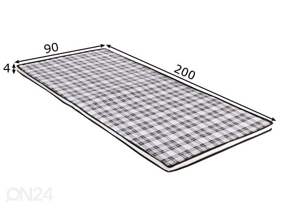 Kattemadrats 90x200 cm mõõdud