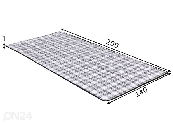 Kattetekk 140x200 cm mõõdud