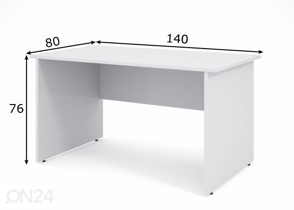 Kirjutuslaud Express 140x80 cm mõõdud