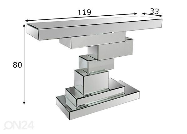 Konsoollaud 33x119 cm mõõdud