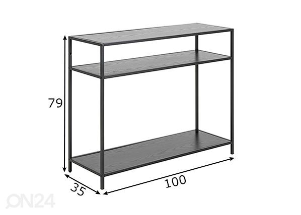 Konsoollaud 35x100 cm mõõdud