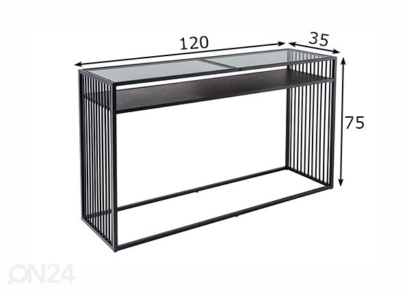 Konsoollaud Architecture 120 cm mõõdud