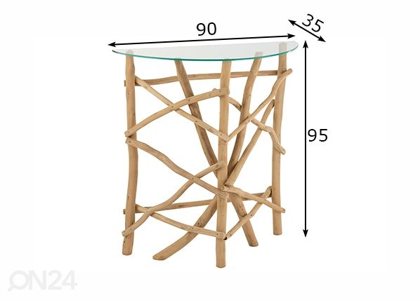 Konsoollaud Branch 90 cm mõõdud