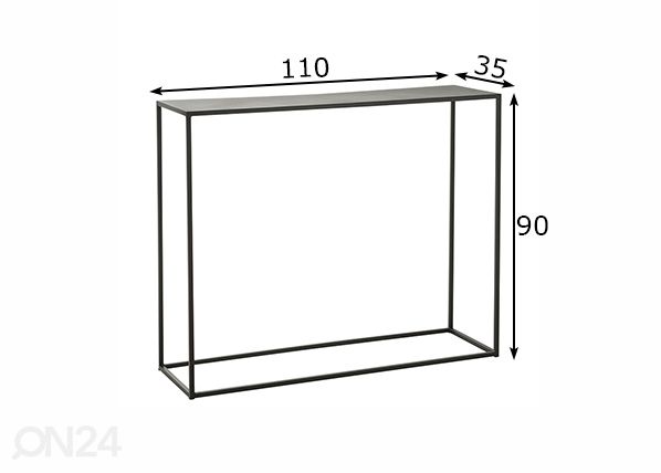 Konsoollaud Nivel 110 cm mõõdud
