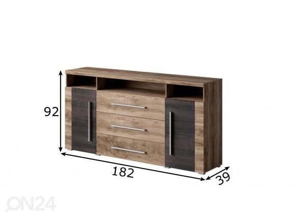 Kummut 182 cm mõõdud