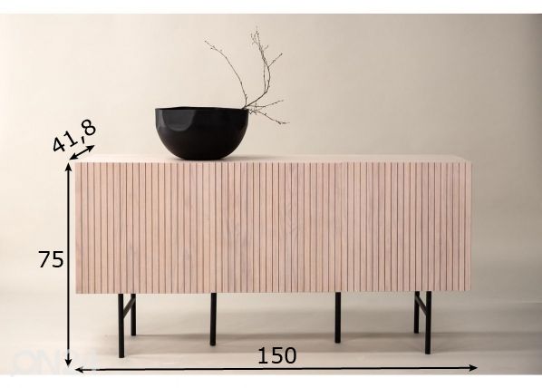 Kummut Björkön 150 cm mõõdud