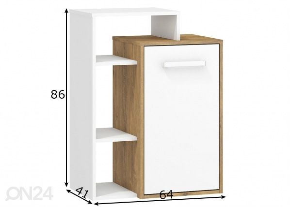 Kummut Macroom 64 cm mõõdud