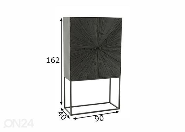 Kummut Shanil 90 cm mõõdud