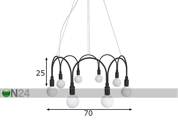 Laelamp Arch mõõdud