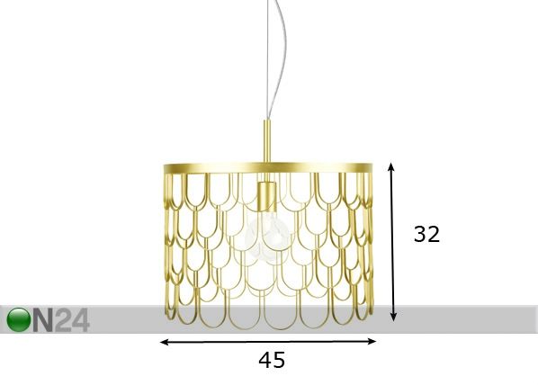 Laelamp Gatsby mõõdud