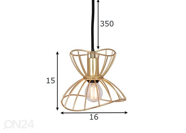 Laelamp Ray mõõdud