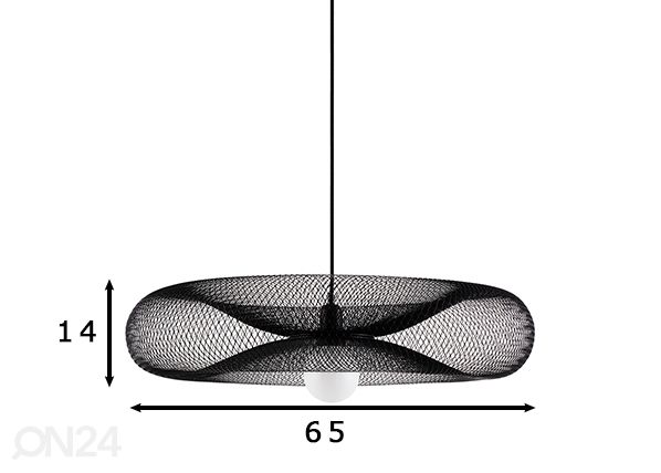 Laelamp Torus 65, must mõõdud