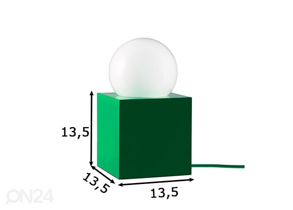 Laualamp Bob, roheline mõõdud