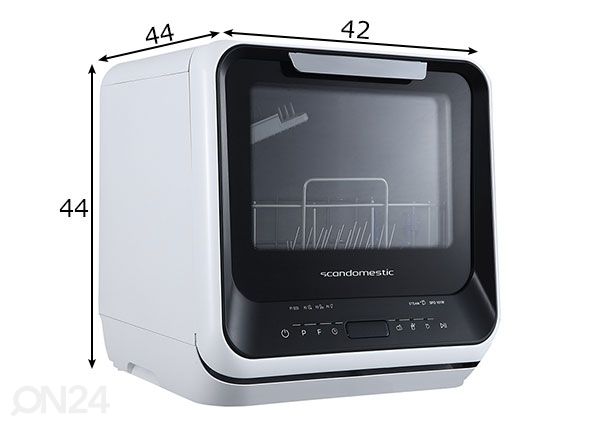 Lauapealne nõudepesumasin Scandomestic SFO101W mõõdud