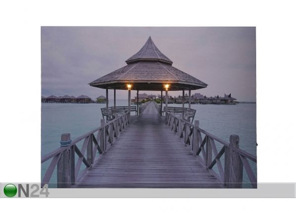 LED pilt Dock 30x40 cm