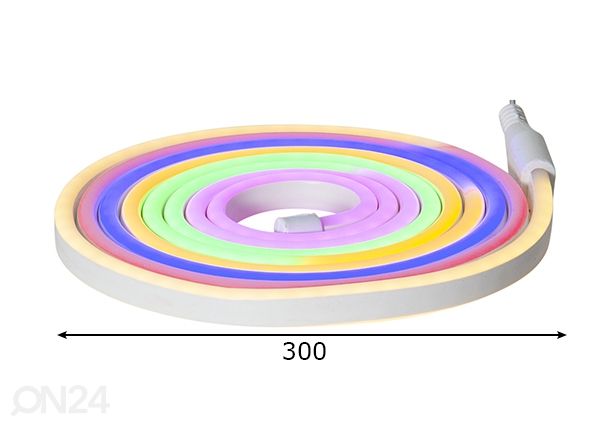 LED riba Flatneonled mõõdud