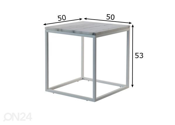 Marmorist abilaud Accent 50x50 cm mõõdud