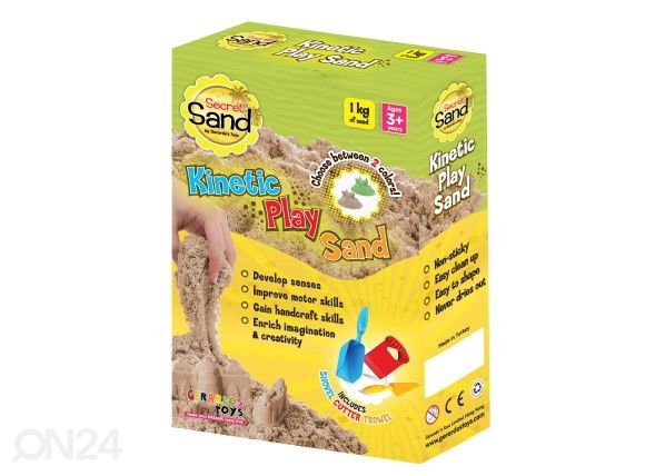 Modelleerimisliiv 3 tööriistaga Gerardo's Toys Secret Sand 1 kg