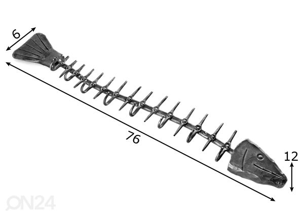 Nagi Kala 76 cm mõõdud