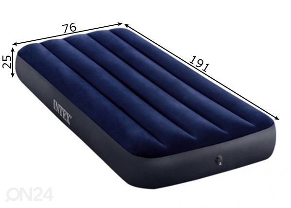 Õhkmadrats Intex Classic Downy Airbed mõõdud