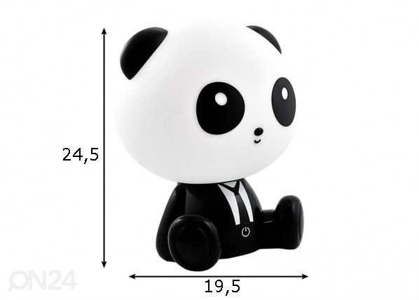 Öölamp Panda mõõdud