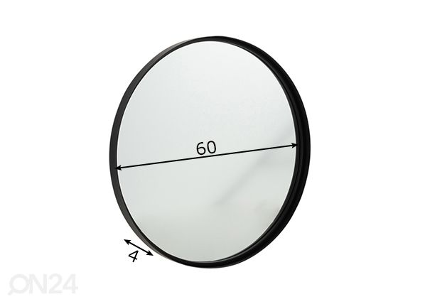 Peegel Bianca Ø 60 cm mõõdud