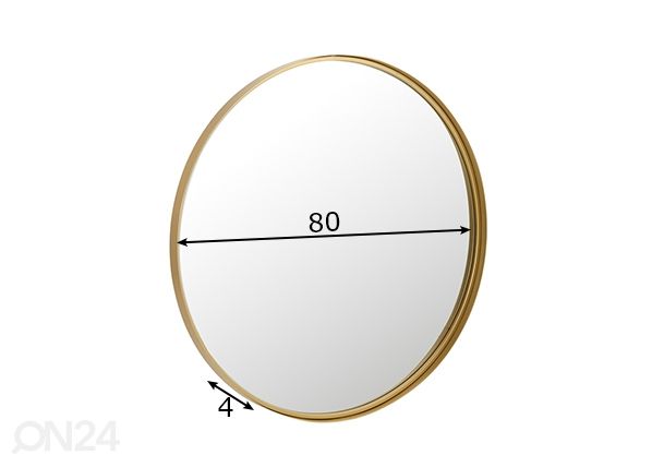 Peegel Bianca Ø 80 cm mõõdud