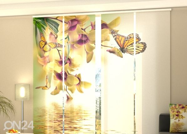 Pimendav paneelkardin Tropical Flovers 240x240 cm