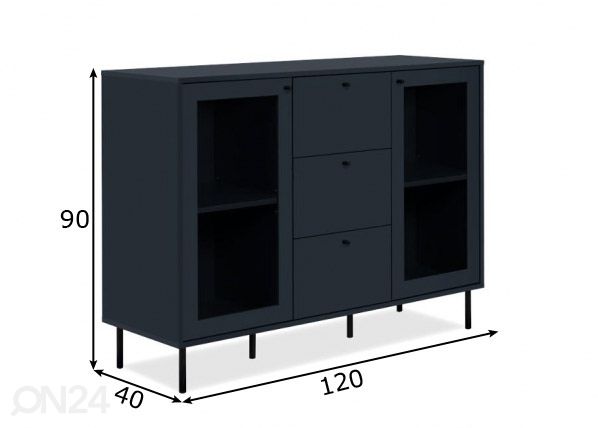 Puhvetkummut Caracas 120 cm mõõdud