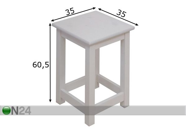 Pukk / taburet h60,5 cm mõõdud