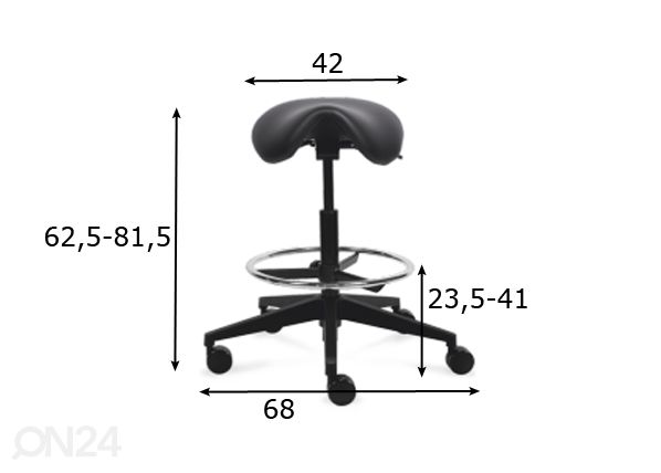 Pukktool Texas Task Chair mõõdud