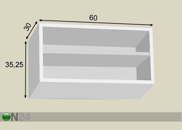 Riiul 60 cm mõõdud