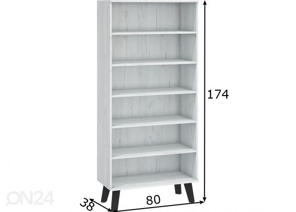 Riiul Kilty 80 cm mõõdud