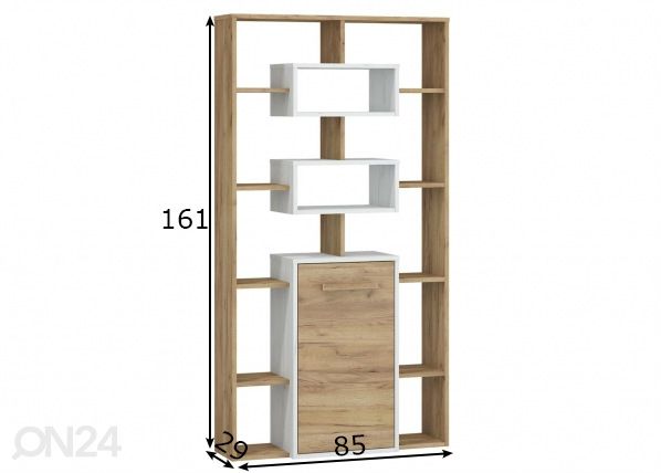 Riiul Macroom 85 cm mõõdud