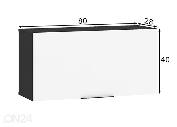 Seinakapp Kilty 80 cm mõõdud