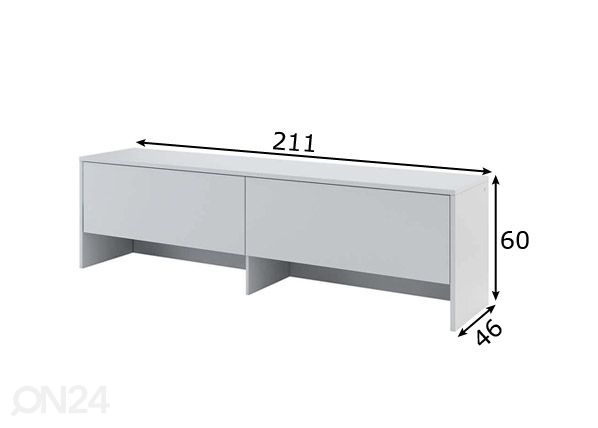 Seinakapp Lenart BED CONCEPT mõõdud